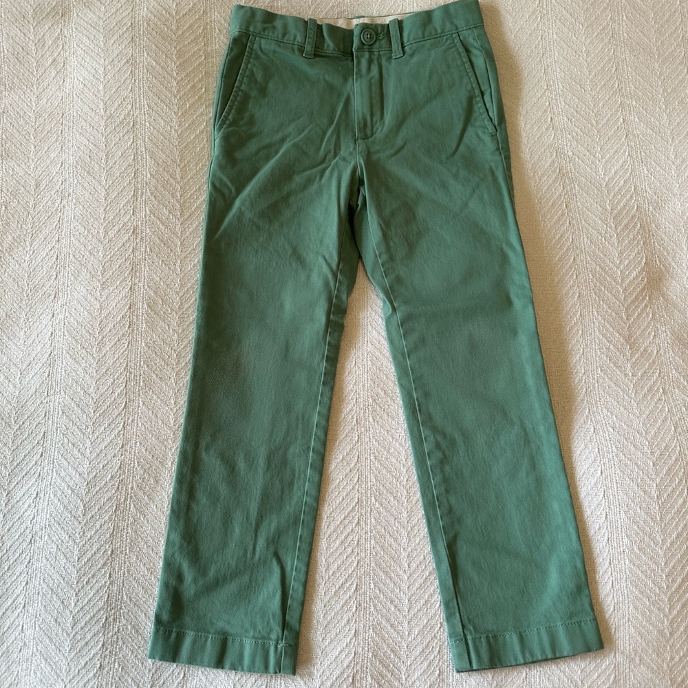 J Crew boys stretch chino pants - eucalyptus steam